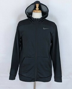 16aw【NIKE】THERMA-FIT SPHERE FULL-ZIP HOODIE PARKA XL《定価￥10.800-》ストレッチ撥水サーマフィットBLACKトレーニングジャケット