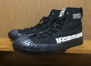 美品　ネイバーフッド NEIGHBORHOOD G.R.-HI / C-SNEAKER スニーカー BLACK ブラック