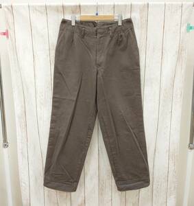 kolor full length baka ring pants cotton Brown 3(L) 10WCM-P07109 color made in Japan wide strut designer's men's 