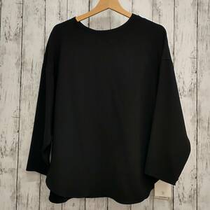 未使用品 ブラウスシャツ タグ付きPlage 長袖シャツ ブラウス ブラック 定価¥15000 20-051-922-1011-1-0 日本製 20年製
