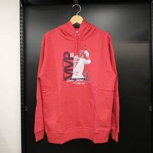 【タグ付】FANATICS 2021 MLB LOS ANGELES ANGELS SHOHEI OHTANI MVP ロサンゼルスエンゼルス 大谷翔平 パーカー XL レッド