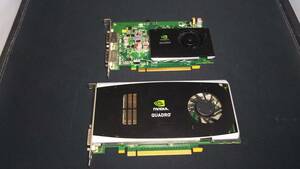 ジャンク NVIDIA QUADRO FX380 FX1800 グラフィックボード セット グラボ