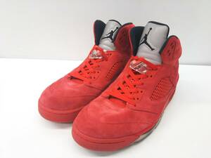 NIKE AIR JORDAN 5 RETRO 136027-602 エアジョーダン レッド 30cm スニーカー