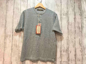 【タグ付き】FREEWHEELERS フリーホイラーズ GREAT LAKES グレートレイクス 1715001 ヘンリーネック 半袖Tシャツ MIX GRAY 38 店舗受取可