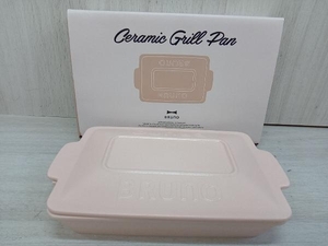  unused goods BRUNO blue no grill pan cover attaching ceramic heat-resisting consumer electronics pink 