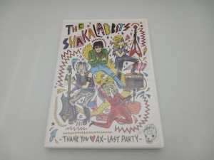 DVD THANK YOU★AX!!-LAST PARTY-　SHAKALABBITS　シャカラビッツ