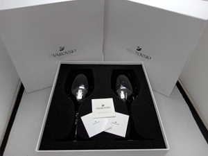 【中古良品】SWAROVSKI スワロフスキー ワイングラス ペアセット 5468811