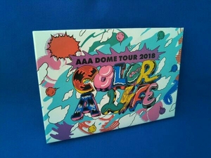 DVD AAA DOME TOUR 2018 COLOR A LIFE(初回生産限定版)