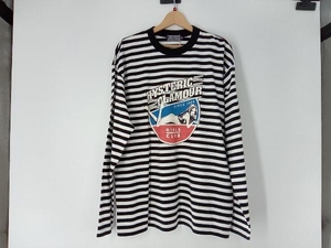 HYSTERIC GLAMOUR GIRLS ヒステリックグラマー CLUB Stripe長袖Tシャツ 02223CL05500　XL