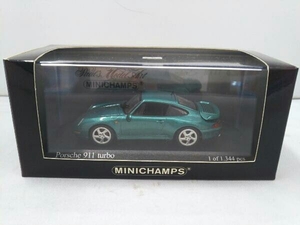 MINICHAMPS 1/43 ポルシェ911 ターボ 1995 ターコイズ