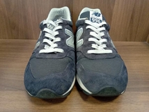 New Balance ニューバランス M996NAV ローカット スニーカー made in USA アメリカ製 ネイビー ブラック スエード メッシュ 27.0cm_画像2