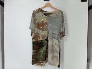 MM⑥ Maison Margiela メゾンマルジェラ 32GC0435TJ207 迷彩ロング Tシャツ　M