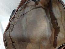 DELL’GA GENUINE LEATHER Tote Bag Made in Italy デルガ レザートートバッグ ブラウン 店舗受取可_画像7