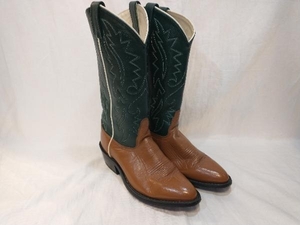 JAMA OLD WEST WESTERN BOOTS GREEN × BROWN Made in INDIA ジャム オールド ウエスト ウエスタンブーツ グリーン × BROWN 店舗受取可