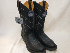 JAMA OLD WEST WESTERN BOOTS BLACK Made in INDIA ジャム オールド ウエスタンブーツ ブラック 25cm DBM5010 店舗受取可