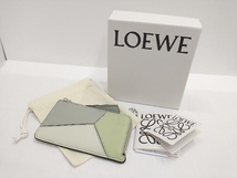 【美品】LOEWE ロエベ コイン カードケース キーリング付き 102248 保存袋 箱有り_画像8