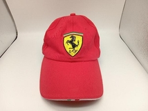 Ferrari フェラーリ キャップ ONE SIZE レッド 赤 帽子 通年_画像2