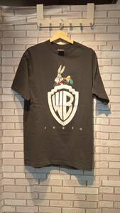 Warner bros. ワーナー・ブラザース メンズ Tシャツ 半袖 ブラック ９０年代 バックスバニー アメリカ製 USA製