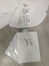 Y’s YB-D03-030 ワイズ ヨウジヤマモト 長袖シャツ ロング シャツ ホワイト レディース 1 綿 店舗受取可_画像7