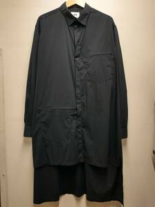 Y-3 CLASSIC SHIRT Yohji Yamamoto adidas ワイスリー ヨウジヤマモト アディダス 長袖シャツ ロングシャツ M ブラック FN3374 店舗受取可