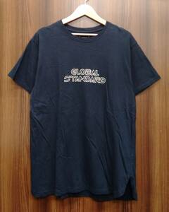 nonnative / ノンネイティブ NN-T3651 クルーネック 半袖 プリント Tシャツ GLOBAL STANDARD ネイビー サイズ3