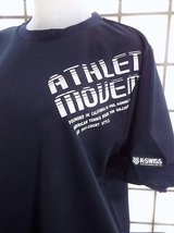 Kswiss k2321 紺 Lサイズ ワッフル素材 吸水速乾 消臭 ポリエステル100% 半袖Ｔシャツ 新品 _画像7