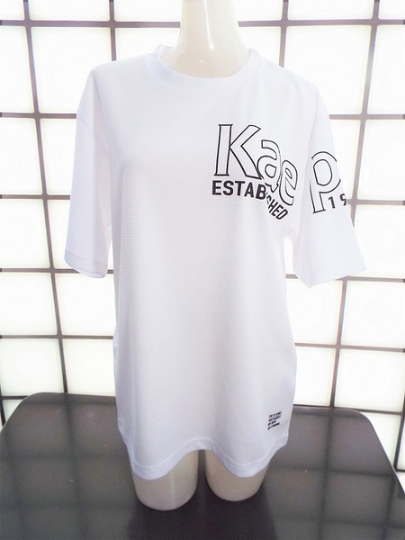 Kaepa kp582202 ホワイト Lサイズ ワッフル素材 吸水速乾 UV対策 ポリエステル100% 半袖Ｔシャツ 新品 