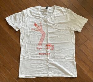 古着"Threadless" PARTY HARD V-Neck T-SHIRTS Men's L