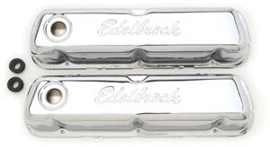 ! free postage!e- Dell block EDELBROCK valve(bulb) cover FORD Ford V8 289 302 351 small block chrome 