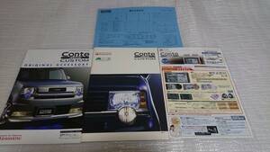 2009年12月ムーヴコンテカスタム本カタログ＋アクセサリー＋ナビ&オーディオカタログ＋価格表 L575S L585S 