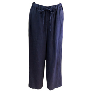[ new goods ]Le minor( Le Minor )EL16108 Japan linen wide pants col.29 size 38 flax 100%