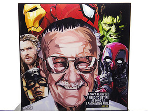 Art hand Auction [New No. 62] Pop Art Panel Stan Lee American Comics, Artwork, Painting, Portraits