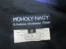 サイズ2■MOHLY-NAGY★長袖シャツ★黒★used 送185_画像3