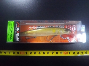 廃番 ジャッカル マグスカッド128F #GBアユ 未使用 加藤誠二 スカッドミノーマグナム JACKALL JERK BAIT MAGSQUAD FLOATING MINNOW NIB