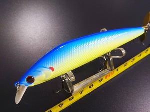 ボーン素材 ラッキークラフトUSA トネプロップジャーク110RT #TOチャートブルー USED 鈴木美津男 LUCKY CRAFT U.S.A. TONEPROP JERK BAIT 