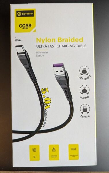 充電ケーブル Type-C Ultra fast charging cable │5.0A USB