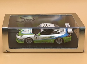 ★Sparkmodel スパークモデル 1/43 ポルシェ 997 カレラカップ 2008 Porsche Carrera Cup AlerteGPS 2008 #4 MX01