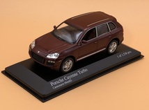 ★PMA ミニチャンプス 1/43 ポルシェ カイエン ターボ 957型 PORSCHE Cayenne TURBO レッドメタリック Red metallic 1of1536pcs 400066270_画像2