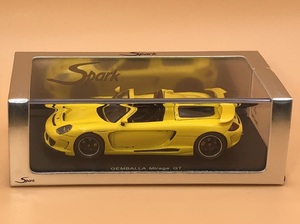 ★Sparkmodel スパークモデル 1/43 ゲンバラ ミラージュ GT ポルシェ GEMBALLA Mirage GT Porsche イエロー YELLOW S0720