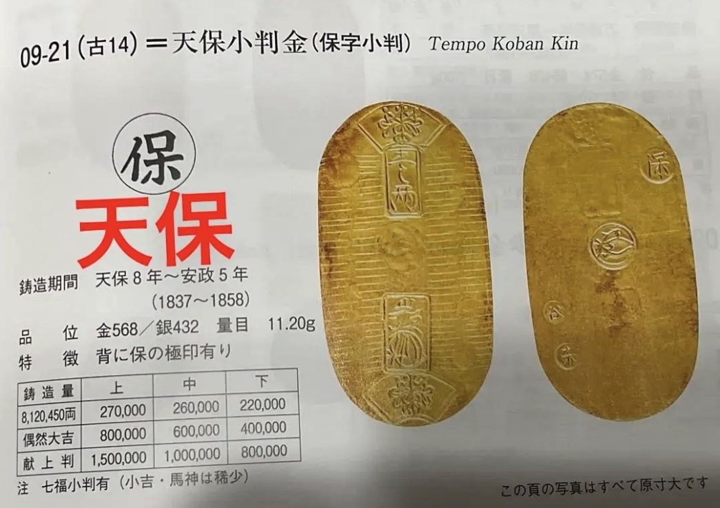 今年の新作から定番まで! レアもの 包み金 (おたから)万延小判 万延