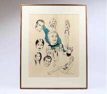 アレン・サンダーズ「MARY WORTH」82/100 版画 額装品 Comic Art / Allen Saunders アメリカの漫画家 コミックアート アメコミ_画像3