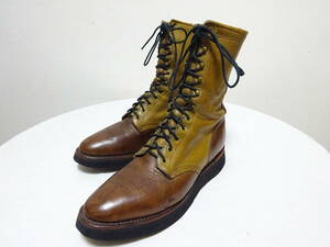 CHIPPEWA　チペワ　レザーブーツ　シューズ　バイカラー　メンズ　90s　USA製　アメリカ製　9.5D　27.5cm位