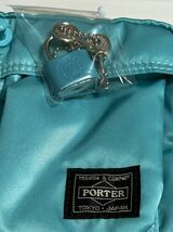 【数量限定/即完売】PORTER TANKAR ポーターウエストバッグ ターコイズ PORTER TOKYO 限定 WAIST BAG TURQUOISE ティファニーブルー 水色_画像2