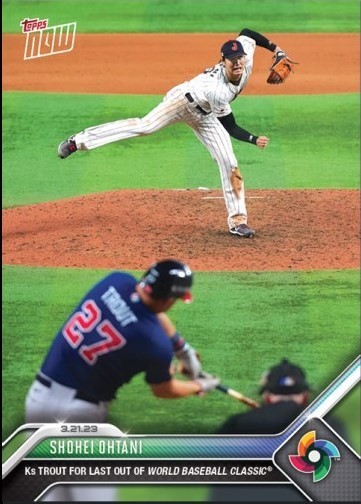 PSA10 Topps Now トップスナウ 大谷翔平 ワールドベースボール