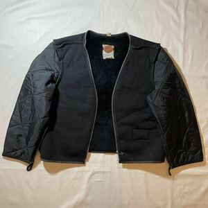 80s ビンテージ Harley-Davidson × Spiewak Golden Fleece ボアライナージャケット ハーレー スピワック キルティング /M65 ma1 g8 ゴンズ