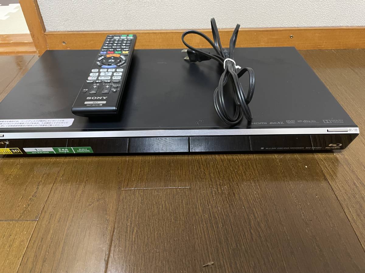 テレビ/映像機器 ブルーレイレコーダー SONY BDZ-EW1000 オークション比較 - 価格.com