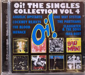 英未開封新品CD V.A./Oi! THE SINGLES COLLECTION Vol.4 [Angelic Upstarts/Cockney Rejects/The Blood/Menace/One Way System]