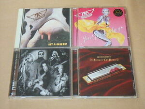 エアロスミス CD4枚セット/　Just Push Play（輸入盤）　/　ホンキン・オン・ボーボゥ　/　Ultimate Aerosmith Hits（2枚組）/　GET A GRIP