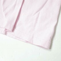 NOTHIN' SPECIAL ナッシンスペシャル SMOKE JOINTS TEE ロゴ刺繍Tシャツ L ピンク 半袖 トップス g8038_画像7