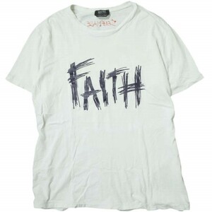 SELFMADE BY GIANFRANCO VILLEGAS セルフメイド バイ ジャンフランコヴィレガス FAITH TEE 手書きプリントTシャツ 46 ホワイト mc68457